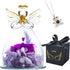 Eternal Rose Angel Figurines with I Love You Necklace in 100 Languages